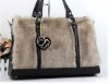 2011 new fashion lovely rabbit fur hand bags