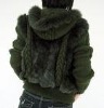 2011 new fashion rabbit fur garment