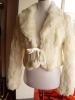 2011 new fashion trendy pink rabbit fur coat