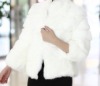 2011 new fashion trendy pink rabbit fur coats