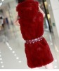 2011 new fashion trendy pink rabbit fur garments