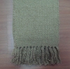 2011 new hot sales Fancy yarn dyed throw