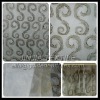 2011 new style 100% polyester mesh embroidery curtain fabric