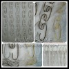 2011 new style 100% polyester mesh embroidery curtain fabric