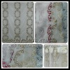 2011 new style 100% polyester mesh embroidery curtain fabric