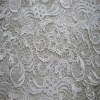 2011 new style 100% polyester thread water soluble embroidered fabric