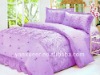 2011 new styles luxury cotton/polyester jacquard quilt cover 4 pcs set