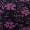 2011 newest flower design/100% polyester knitted fabric