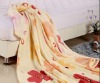 2011 the newest style 100polyester printed coral fleece blanket