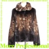 2011 winter women fashion brwon natural whole mink fur coat