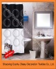 2011Hot sales 100%Polyester shower curtain