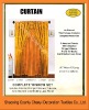 2011NEW 100%Polyester jacquard lace curtain