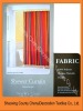 2011new 100%Polyester solid colour shower curtain