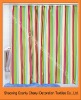 2011new 100%Polyester striped kitchen cafe curtains