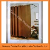 2011new 100%Polyester yellow shower curtain