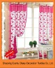 2011new 100%polyetser yarn dyed viscose string curtains