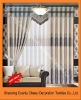2011new Hot sale 100%polyester printed curtain design