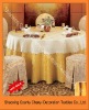 2011new Hot sale Polyester cotton stretch table cover
