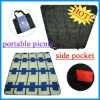 2012 100% polyester waterproof folding picnic blanket