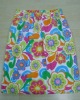 2012 Fashion flower printed towel dress/ cotton bath skirt