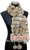 2012 Fashion real rabbit fur scarf