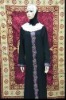 2012 Fashionable Black Abaya Muslim women dressSFY-114