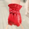 2012 Ladies Lambskin leather glove Christmas Gift(L114NC)