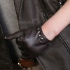 2012 New Ladies Wearing Leather Gloves BROWN(L096NN)