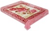 2012 Unifa hot selling 100% polyester korean style raschel blanket