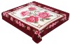 2012 Unifa hot selling 100% polyester korean style raschel blanket