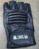 2012 fashion half leather gloves