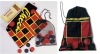 2012 fashion printing mesh bag game towel set