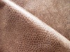 2012 hot sale High-end fashion hot stamping weft suede fabrics
