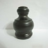 2012 hot sale black wood curtain finial