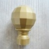 2012 hot sale golden plastic curtain finial