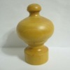 2012 hot sale natural wood curtain finial