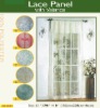2012 new 100% polyester curtain with valance