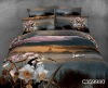 2012 new design 100%cotton reactive placement printing bedding sets