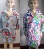 2012 new design coral fleece bathrobe with embroidered suit for baby