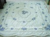2012 new design of spray printed bed comforter