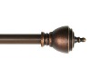 2012 new designs of resin curtain rod finials