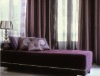 2012 new poly fabric purple window curtain