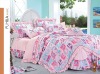 2012 popular 100% cotton single bedding set bedspread