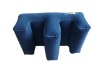 2012 pvc individual Inflatable flocked pillow