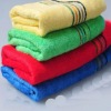 2012 rainbow 100% cotton face towels