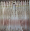 2012 slubbed fabric printed curtain