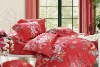 205T reactive print 100%cotton 4 pcs bedding set /bedsheet