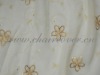 #20856 orangza sequins embroidery