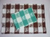 21s 100%cotton checked jacquard tea towel