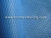 22 Mesh Wavy-line Spunlace Non woven Cleaning Cloth